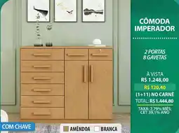 Lojas Cem Cômoda imperador oferta