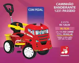 Lojas Cem Caminhão bandeirante 1231 passeio oferta