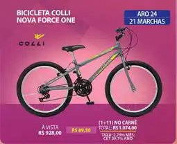 Lojas Cem Bicicleta colli nova force one oferta