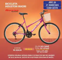 Lojas Cem Bicicleta houston maori oferta