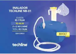 Lojas Cem Inalador techline nb-01 oferta