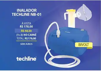 Lojas Cem Inalador techline nb-01 oferta