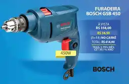 Lojas Cem Furadeira bosch gsb 450 oferta