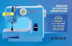 Lojas Cem Máquina de costura singer m1005 oferta