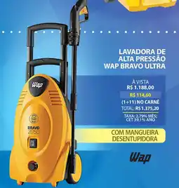 Lojas Cem Lavadora de alta pressão wap bravo ultra oferta
