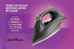 Lojas Cem Ferro de passar britânia vapor bfv2000p oferta