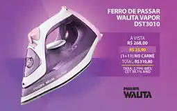 Lojas Cem Ferro de passar walita vapor dst3010 oferta