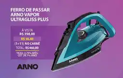 Lojas Cem Ferro de passar arno vapor ultragliss plus oferta