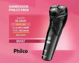 Lojas Cem Barbeador philco pb08 oferta