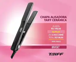 Lojas Cem Chapa alisadora taiff cerâmica oferta