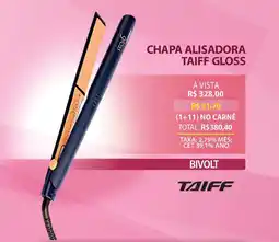 Lojas Cem Chapa alisadora taiff gloss oferta