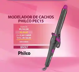 Lojas Cem Modelador de cachos philco pec15 oferta