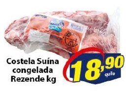 Vencedor Atacadista Costela Suina Congelada Rezende 1kg oferta