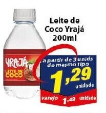 Vencedor Atacadista Leite de Coco Yraja 200ml oferta