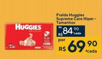 Coop Fralda Huggies Supreme Care Hiper Tamanhos oferta
