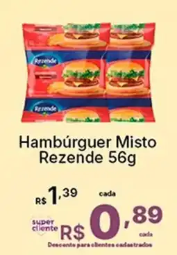 Super Lagoa Hambúrguer Misto Rezende oferta