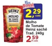 Rossi Supermercado Molho de Tomate Heinz sachê Trad. oferta