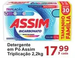 Rossi Supermercado Detergente em Pó Assim Triplicação oferta