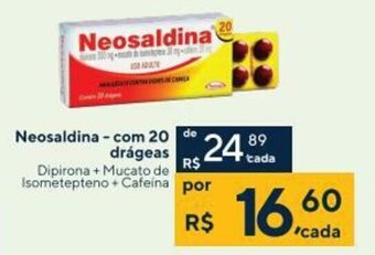 Coop Neosaldina com 20 drageas oferta