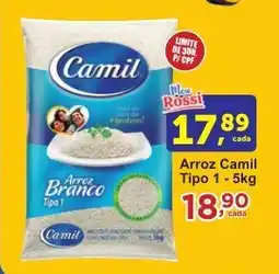 Rossi Supermercado Arroz Camil Tipo 1 oferta