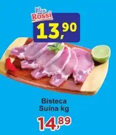 Rossi Supermercado Bisteca Suína oferta