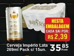 Rossi Supermercado Cerveja Império Lata oferta