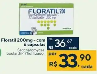 Coop Floratil 200mg com 6 capsulas oferta