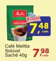 Rossi Supermercado Café Melitta Solúvel Sachê oferta