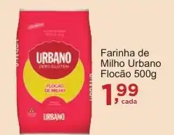Rossi Supermercado Farinha de Milho Urbano Flocão oferta