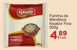 Rossi Supermercado Farinha de Mandioca Kisabor Fina oferta