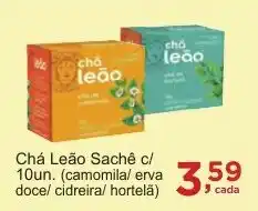 Rossi Supermercado Chá Leão Sachê c/ 10un. oferta