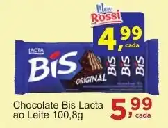 Rossi Supermercado Chocolate Bis Lacta. ao Leite oferta