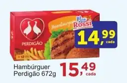 Rossi Supermercado Hamburguer Perdigão oferta
