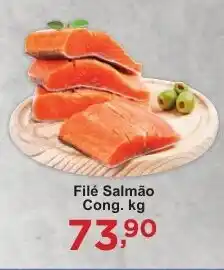 Rossi Supermercado Filé Salmão Cong. oferta