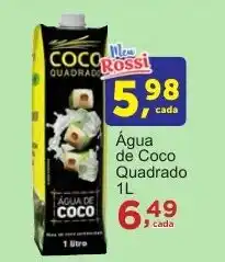 Rossi Supermercado Água de Coco Quadrado oferta