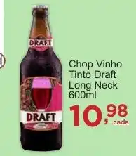 Rossi Supermercado Chop Vinho Tinto Draft Long Neck oferta