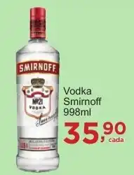 Rossi Supermercado Vodka Smirnoff oferta