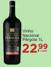 Rossi Supermercado Vinho Nacional Pérgola oferta