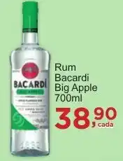 Rossi Supermercado Rum Bacardi Big Apple oferta