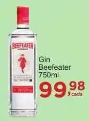 Rossi Supermercado Gin Beefeater oferta