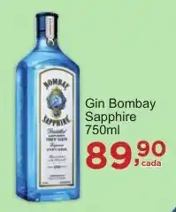 Rossi Supermercado Gin Bombay Sapphire oferta