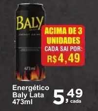 Rossi Supermercado Energético Baly Lata oferta