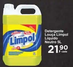 Rossi Supermercado Detergente Louça Limpol Líquido Neutro oferta
