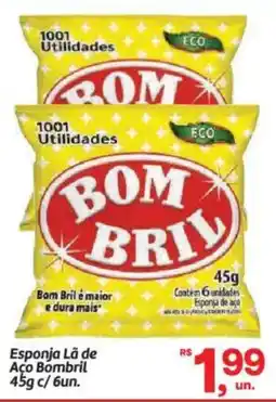 Fort Atacadista Esponja Lã de Aço Bombril c/ 6un. oferta
