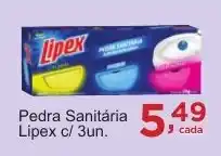 Rossi Supermercado Pedra Sanitária Lipex c/ 3un. oferta