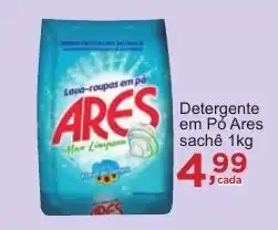 Rossi Supermercado Detergente em Pó Ares sachê oferta