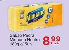 Rossi Supermercado Sabão Pedra Minuano Neutro c/5un. oferta