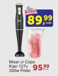 Rossi Supermercado Mixer c/ Copo Kian 127v 350w Preto oferta