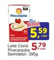 Rossi Supermercado Leite Cond. Piracanjuba Semidesn. oferta