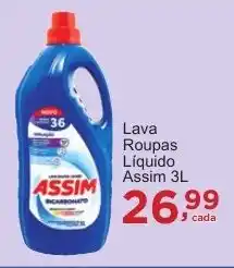 Rossi Supermercado Lava Roupas Líquido Assim oferta